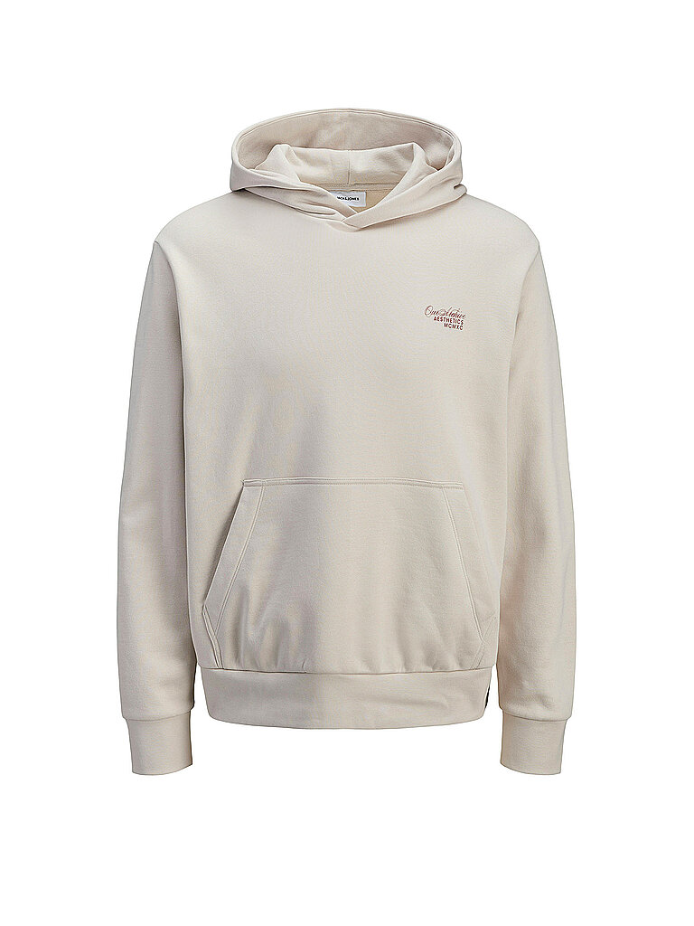 JACK & JONES Kapuzensweater - Hoodie JJROAR beige   L herren 3